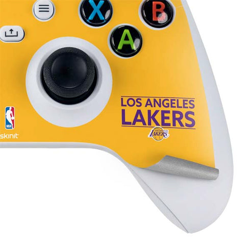 NBA Los Angeles Lakers Standard - Gold Xbox Series S Controller Skin