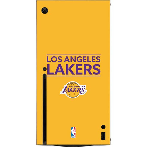 NBA Los Angeles Lakers Standard - Gold Xbox Series X Console Skin