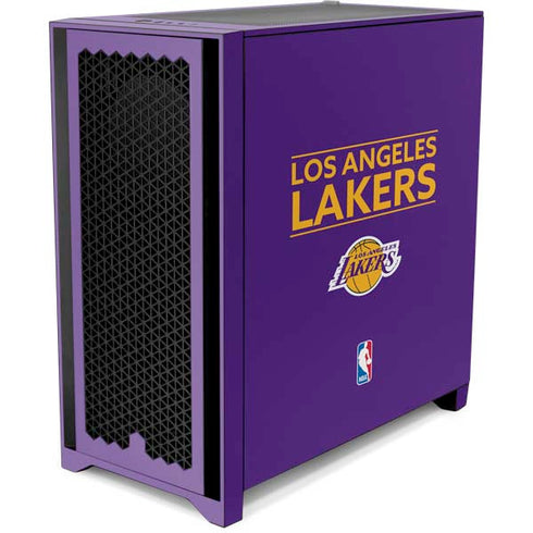 NBA Los Angeles Lakers Standard - Purple Corsair 4000D Tempered Glass Mid-Tower ATX Case Skin