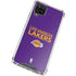 NBA Los Angeles Lakers Standard - Purple Galaxy A12 Clear Case