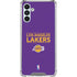 NBA Los Angeles Lakers Standard - Purple Galaxy A13 5G Clear Case