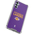 NBA Los Angeles Lakers Standard - Purple Galaxy A15 5G Clear Case