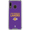 NBA Los Angeles Lakers Standard - Purple Galaxy A30 Clear Case