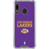 NBA Los Angeles Lakers Standard - Purple Galaxy A30 Clear Case