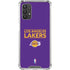 NBA Los Angeles Lakers Standard - Purple Galaxy A32 5G Clear Case