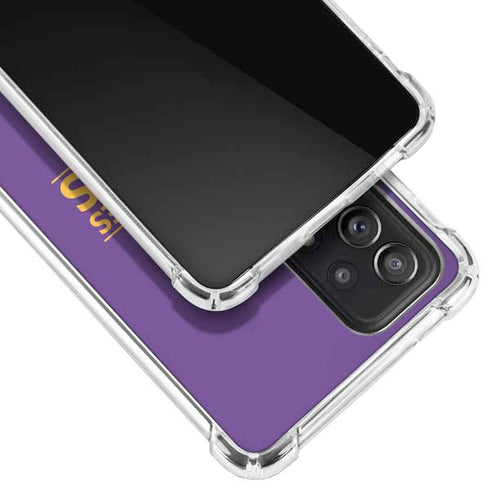 NBA Los Angeles Lakers Standard - Purple Galaxy A52 5G Clear Case
