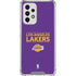 NBA Los Angeles Lakers Standard - Purple Galaxy A53 5G Clear Case
