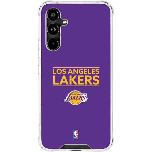 NBA Los Angeles Lakers Standard - Purple Galaxy A54 5G Clear Case