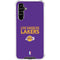 NBA Los Angeles Lakers Standard - Purple Galaxy A54 5G Clear Case