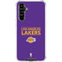 NBA Los Angeles Lakers Standard - Purple Galaxy A54 5G Clear Case