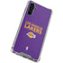 NBA Los Angeles Lakers Standard - Purple Galaxy A54 5G Clear Case