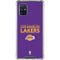 NBA Los Angeles Lakers Standard - Purple Galaxy A71 5G Clear Case