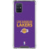 NBA Los Angeles Lakers Standard - Purple Galaxy A71 5G Clear Case