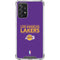 NBA Los Angeles Lakers Standard - Purple Galaxy A72 5G Clear Case