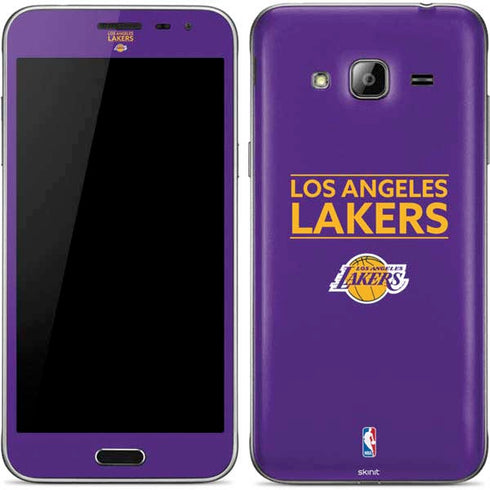 NBA Los Angeles Lakers Standard - Purple Galaxy J3 Skin