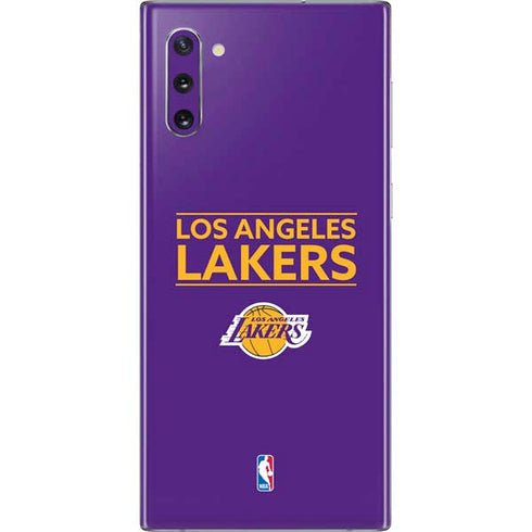 NBA Los Angeles Lakers Standard - Purple Galaxy Note 10 Skin