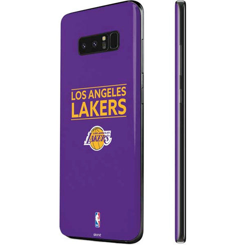 NBA Los Angeles Lakers Standard - Purple Galaxy Note 8 Skin
