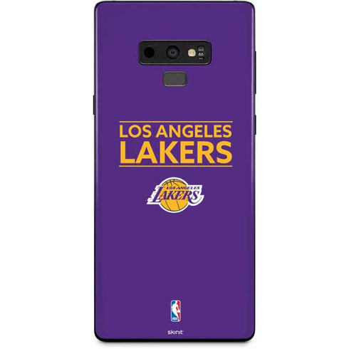 NBA Los Angeles Lakers Standard - Purple Galaxy Note 9 Skin