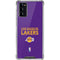 NBA Los Angeles Lakers Standard - Purple Galaxy Note20 5G Clear Case