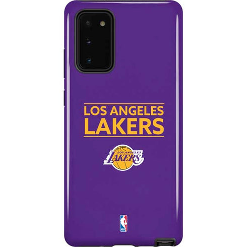 NBA Los Angeles Lakers Standard - Purple Galaxy Note20 5G Pro Case