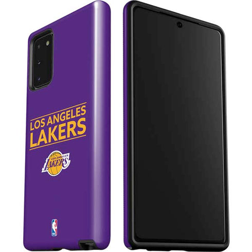 NBA Los Angeles Lakers Standard - Purple Galaxy Note20 5G Pro Case