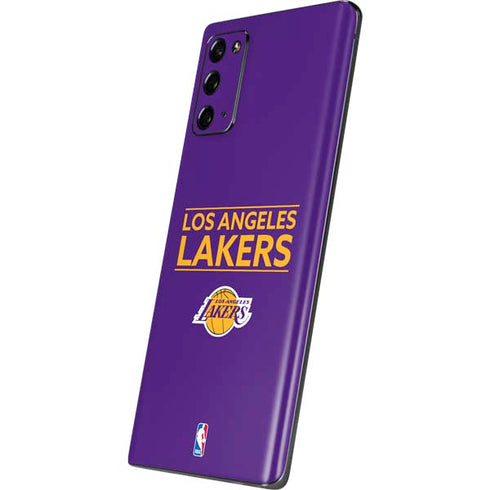 NBA Los Angeles Lakers Standard - Purple Galaxy Note20 5G Skin