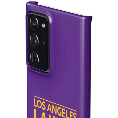 NBA Los Angeles Lakers Standard - Purple Galaxy Note20 Ultra 5G Lite Case