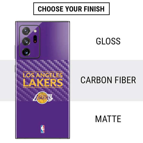 NBA Los Angeles Lakers Standard - Purple Galaxy Note20 Ultra 5G Skin