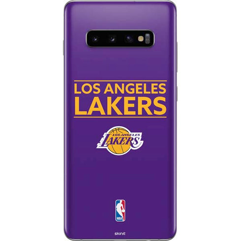 NBA Los Angeles Lakers Standard - Purple Galaxy S10 Plus Skin