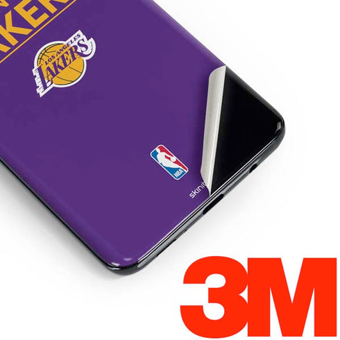 NBA Los Angeles Lakers Standard - Purple Galaxy S10 Skin