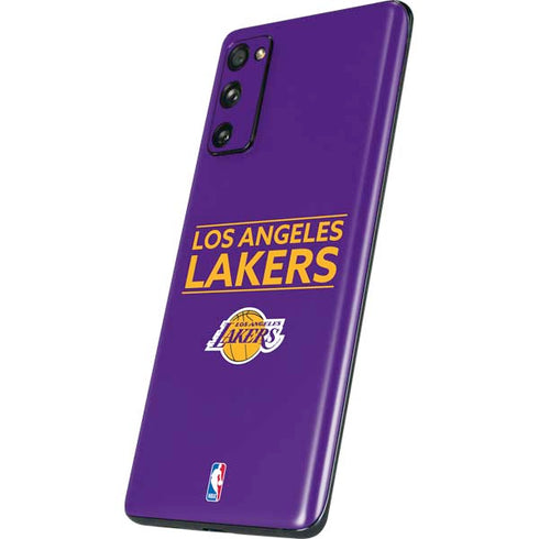 NBA Los Angeles Lakers Standard - Purple Galaxy S20 Fan Edition Skin
