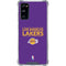 NBA Los Angeles Lakers Standard - Purple Galaxy S20 FE Clear Case