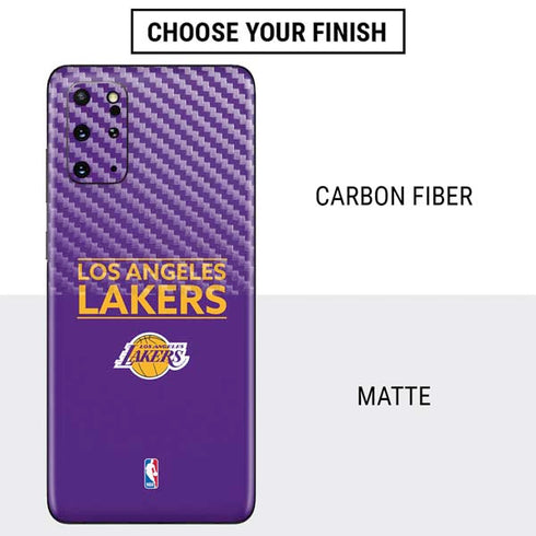 NBA Los Angeles Lakers Standard - Purple Galaxy S20 Plus Skin