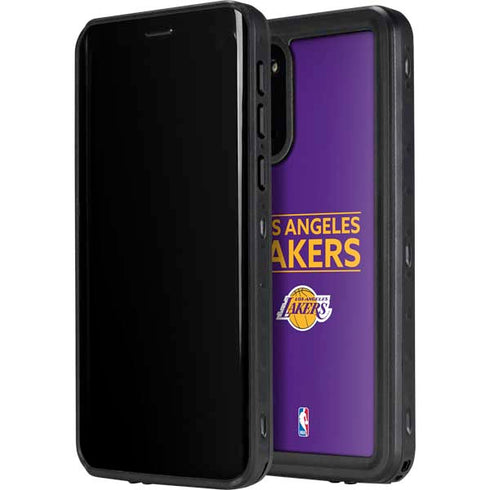 NBA Los Angeles Lakers Standard - Purple Galaxy S20 Plus Waterproof Case