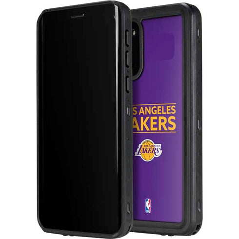 NBA Los Angeles Lakers Standard - Purple Galaxy S20 Waterproof Case
