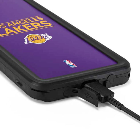 NBA Los Angeles Lakers Standard - Purple Galaxy S20 Waterproof Case