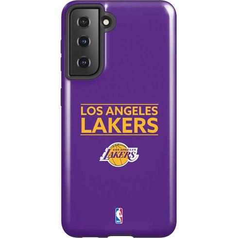 NBA Los Angeles Lakers Standard - Purple Galaxy S21 5G Pro Case