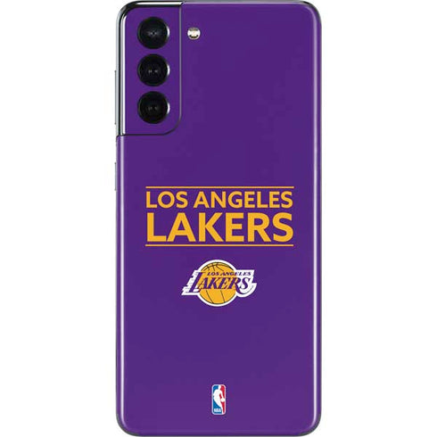NBA Los Angeles Lakers Standard - Purple Galaxy S21 5G Skin