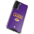 NBA Los Angeles Lakers Standard - Purple Galaxy S21 FE Clear Case