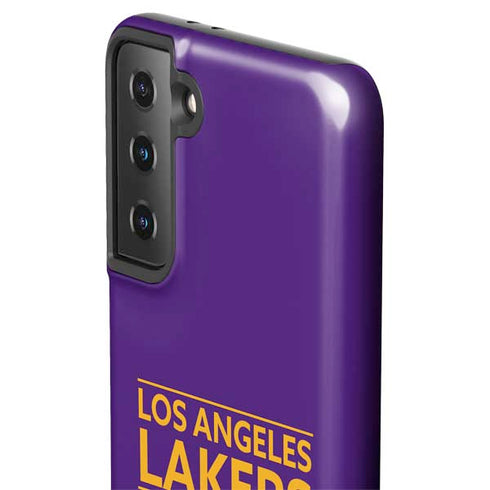 NBA Los Angeles Lakers Standard - Purple Galaxy S21 FE Pro Case