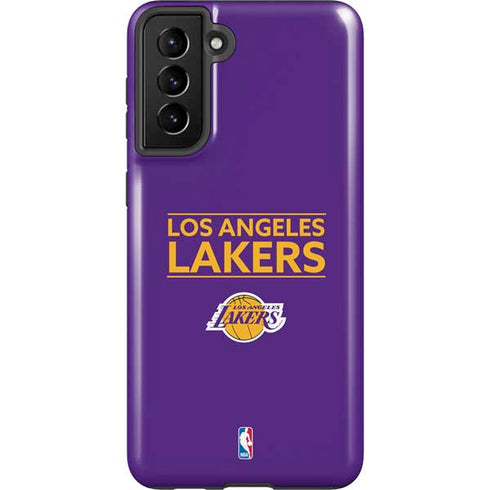 NBA Los Angeles Lakers Standard - Purple Galaxy S21 Plus 5G Pro Case