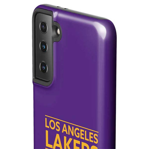 NBA Los Angeles Lakers Standard - Purple Galaxy S21 Plus 5G Pro Case