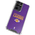 NBA Los Angeles Lakers Standard - Purple Galaxy S21 Ultra 5G Clear Case
