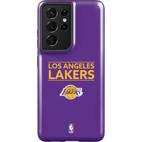 NBA Los Angeles Lakers Standard - Purple Galaxy S21 Ultra 5G Pro Case