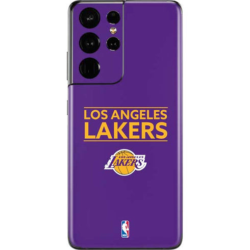 NBA Los Angeles Lakers Standard - Purple Galaxy S21 Ultra 5G Skin