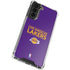 NBA Los Angeles Lakers Standard - Purple Galaxy S22 Clear Case