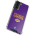 NBA Los Angeles Lakers Standard - Purple Galaxy S22 Plus Clear Case
