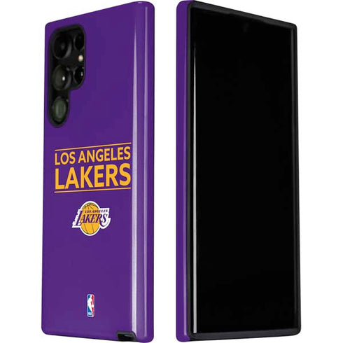 NBA Los Angeles Lakers Standard - Purple Galaxy S22 Ultra Pro Case