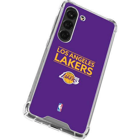 NBA Los Angeles Lakers Standard - Purple Galaxy S23 Clear Case