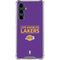 NBA Los Angeles Lakers Standard - Purple Galaxy S23 FE Clear Case